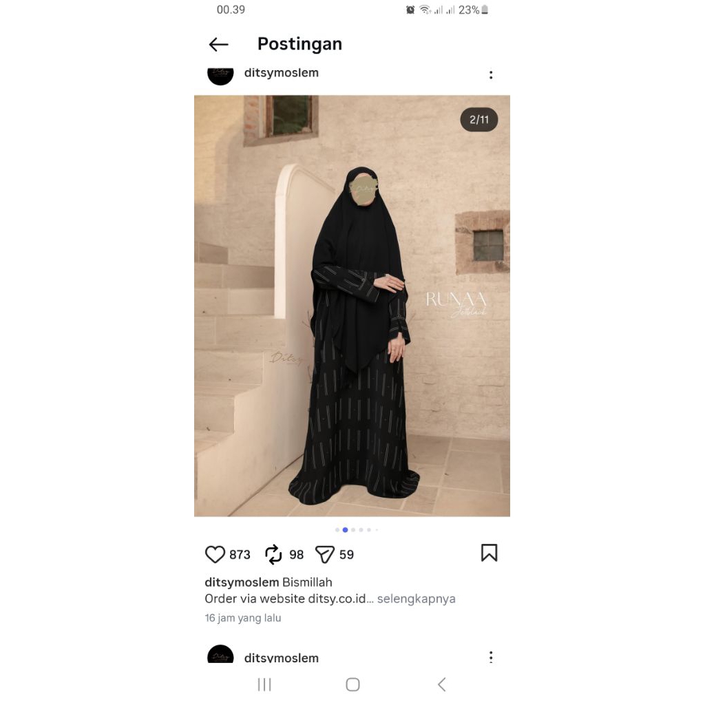pl runaa jetblack ditsy