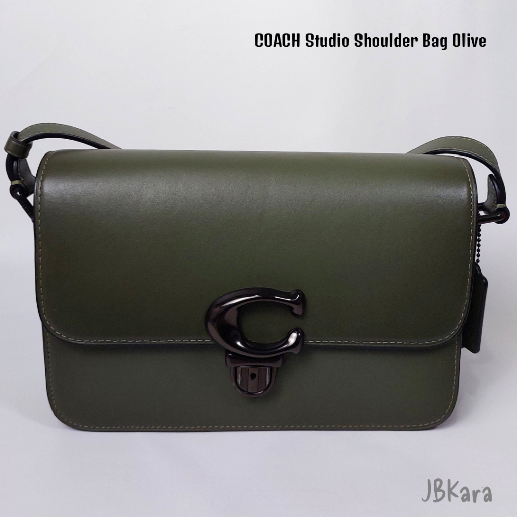 Coach Studio Shoulder Bag Olive - Preloved butik Indo