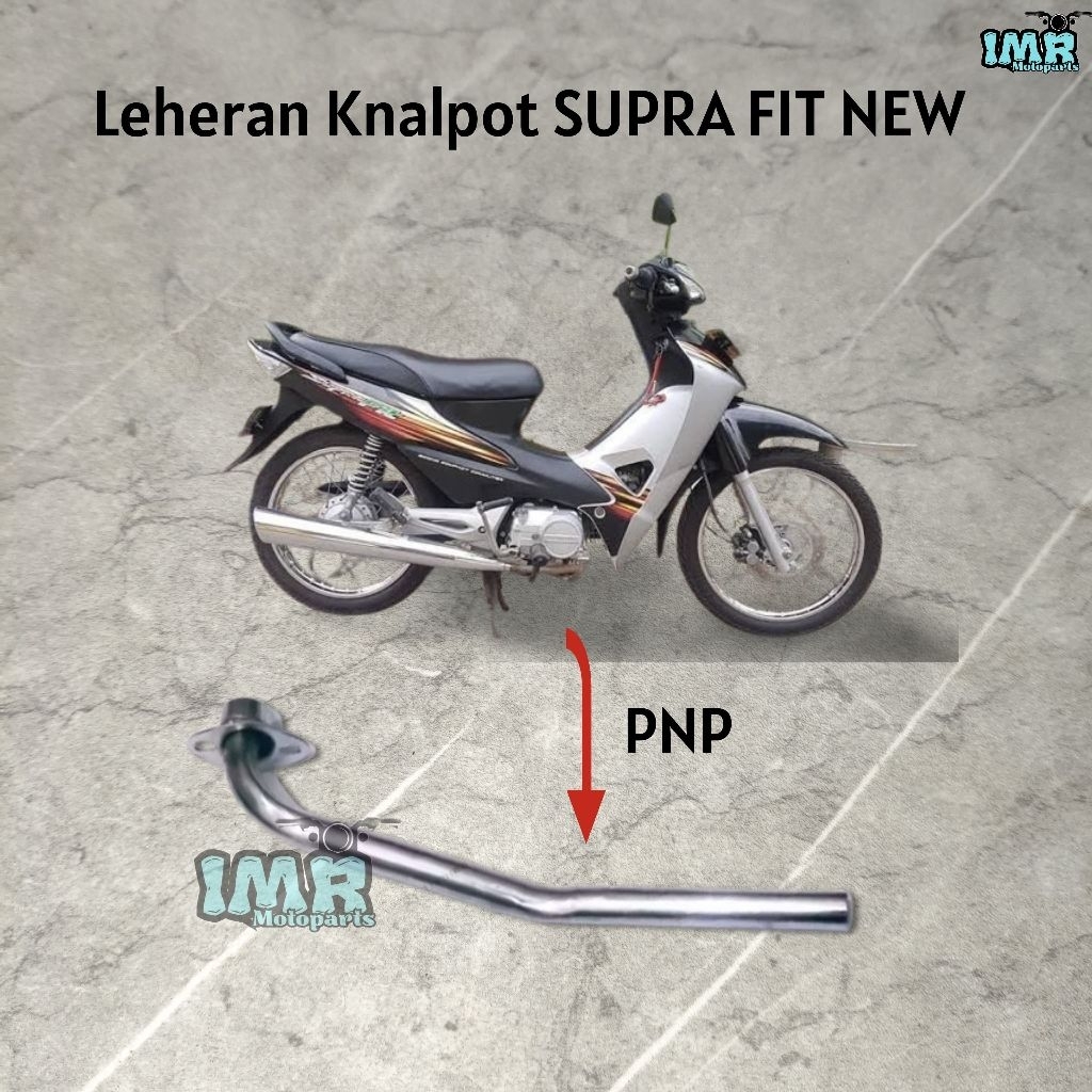 Leheran Knalpot Standar Supra Fit New Pengganti Leheran Ori yang rusak keropos PNP