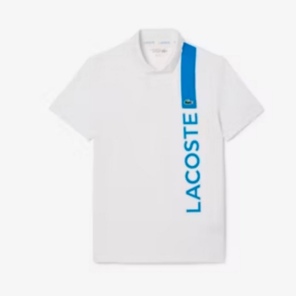 Lacoste Mens Ultra Dry Prind Branding sport polo shirt