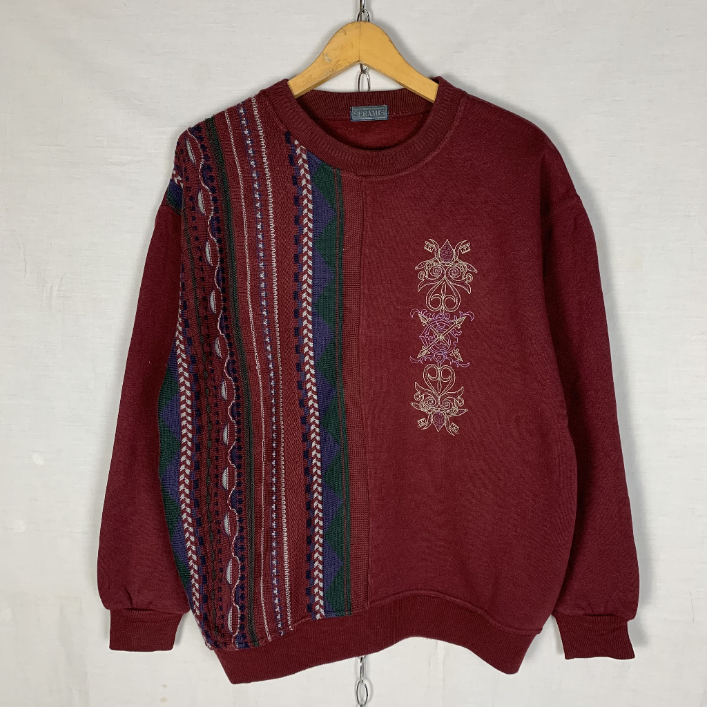 Vintage 90s Seramis Knit Cable Sweater