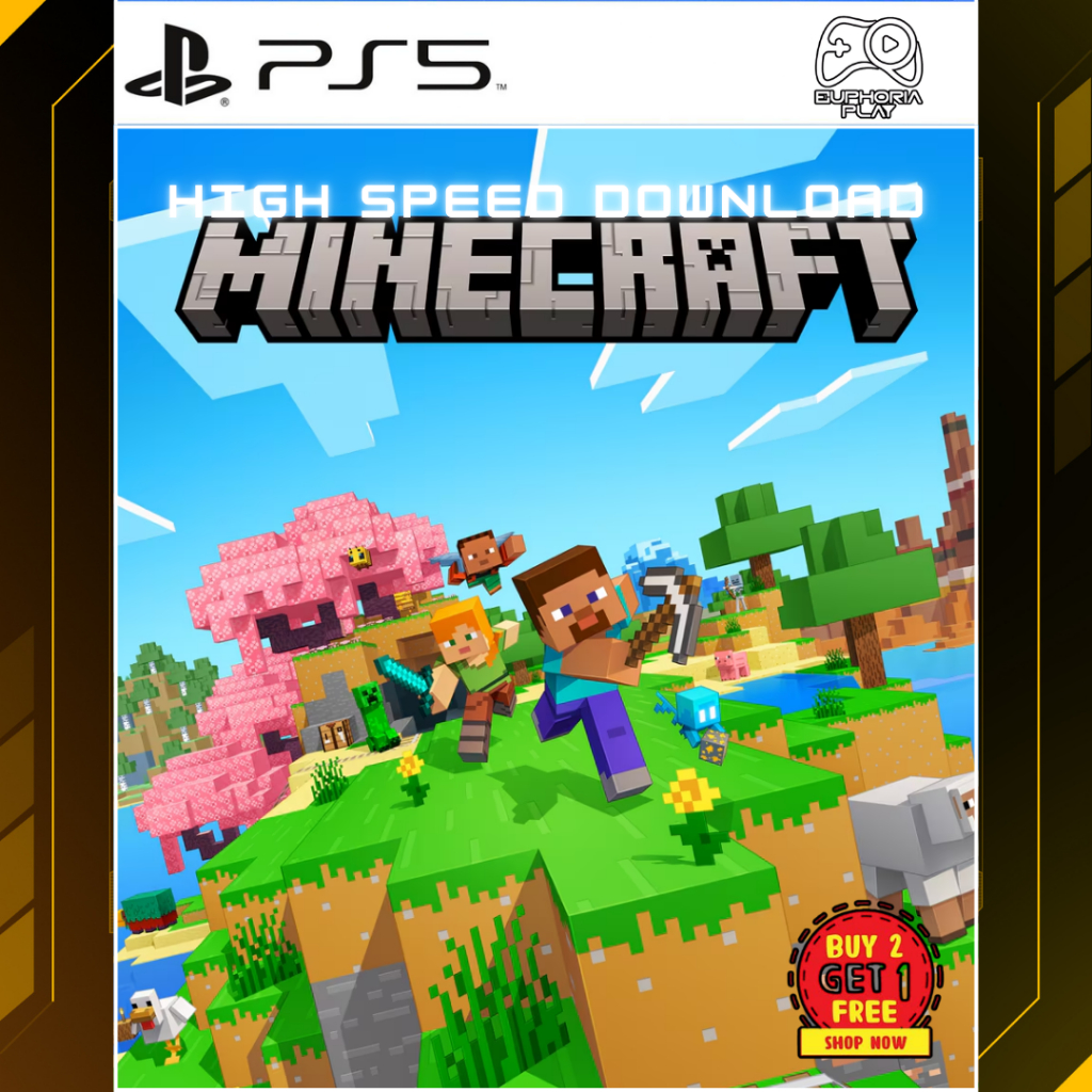 Minecraft – Game PS5 HEN Digital (Format PKG) | Full Version