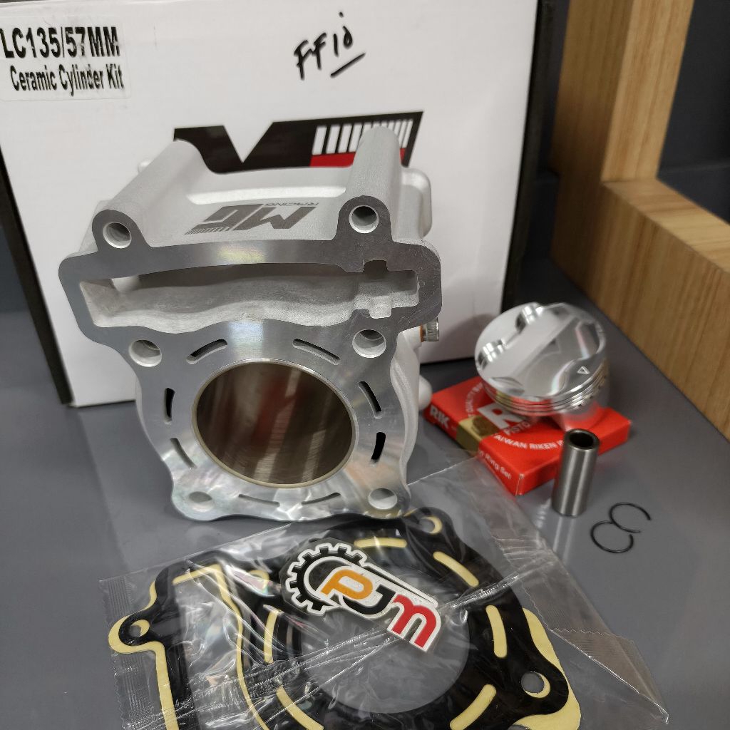 BLOK SEHER CYLINDER HEAD JUPITER MX 57MM SET KERAMIK MG RACING