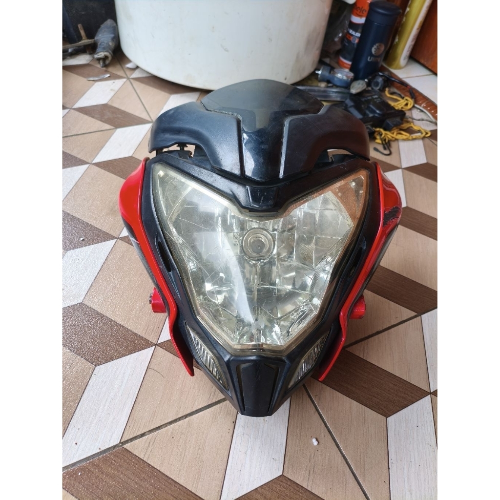 head lamp lampu depan set cover batok Kawasaki bajaj Pulsar 200NS ns 200 original ori asli second