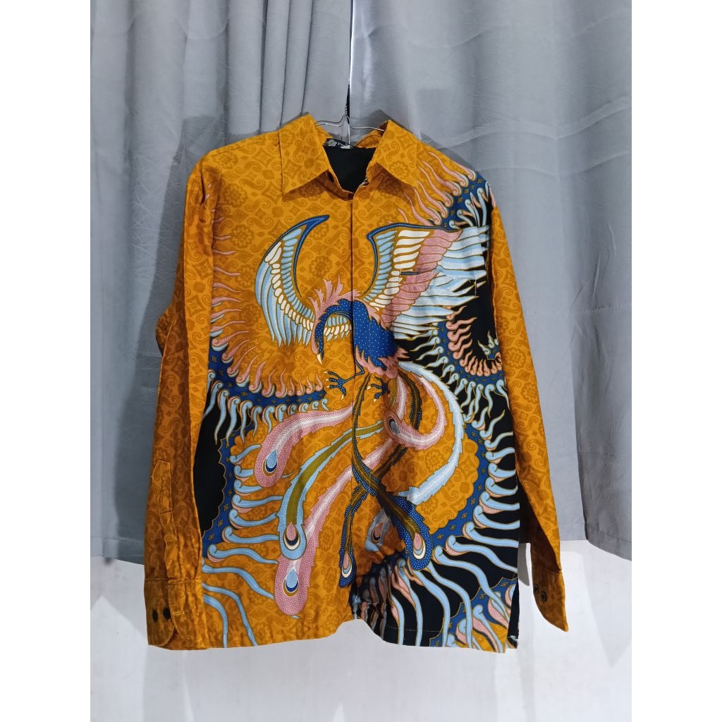 Batik Pria warna kuning