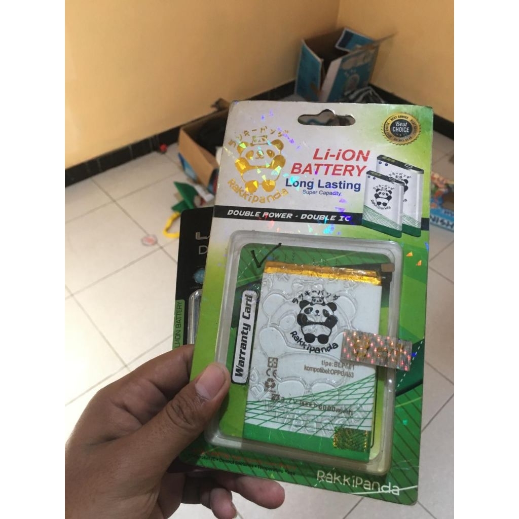 BATERAI OPPO F1S A59 A53 2015 BLP601 BLP-601 BLP 601 RakkiPanda double ic power