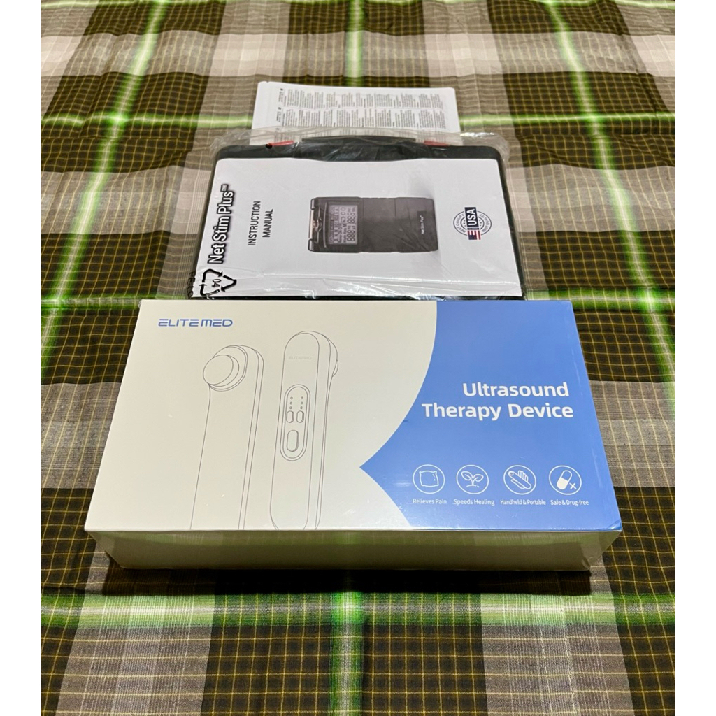 Ultrasound Elitemed 1 Mhz & Net stim plus Tens + Ems / Nmes 2 Channel portable