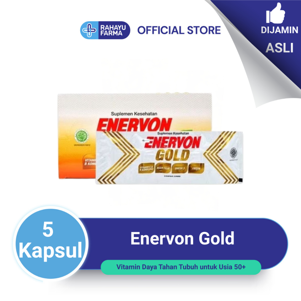 Enervon Gold Vitamin Daya Tahan Tubuh Lansia