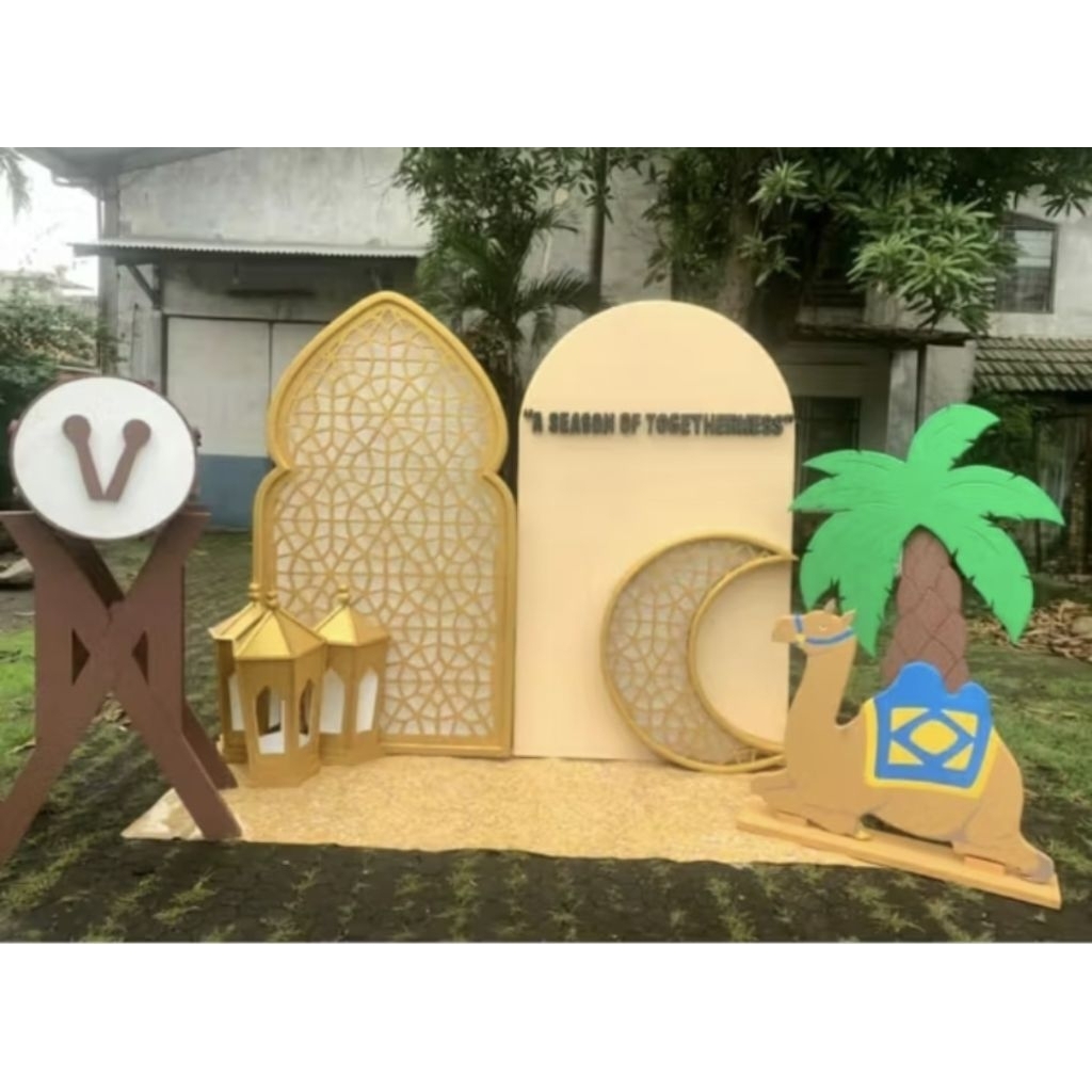 SUPER JUMBO 1m 1 meter PAJANGAN UNTA LEBARAN CAMEL IDUL FITRI EID MUBARAK MARHABAN YA RAMADHAN ONTA 