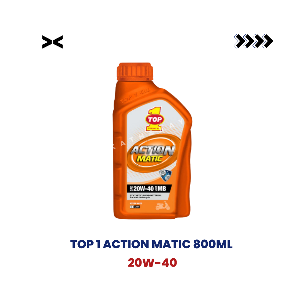 OLI MOTOR MATIC TOP 1 ACTION 800ML - 20W-40