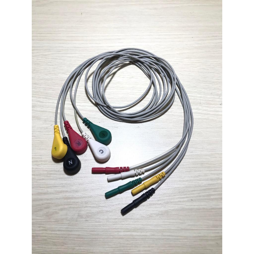 Kabel EKG Holter AAMI Universal 5 Lead Snap