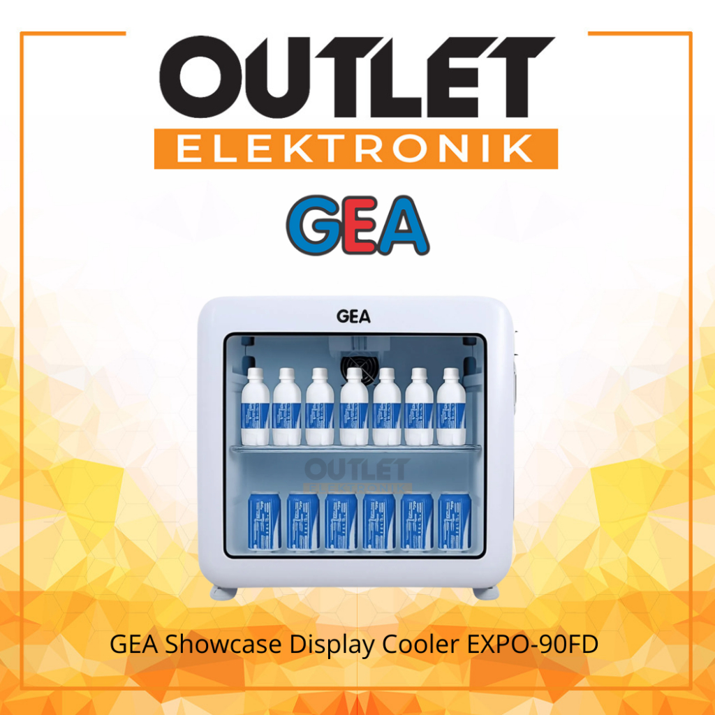[INSTANT] GEA EXPO-50CVD / EXPO50CVD Showcase Mini 45 Liter - Display Cooler Portable 1 Pintu Low Wa