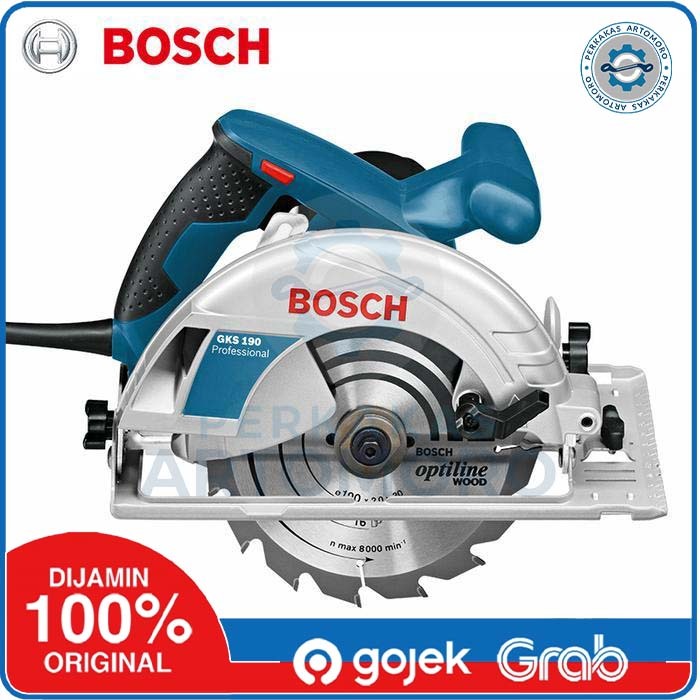 Bosch GKS 190 Circular Saw 7 Inch - Mesin Gergaji Kayu 1400W Original