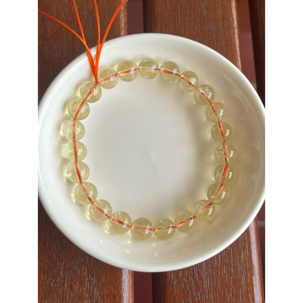Gelang Brazilian Citrine clear 8mm