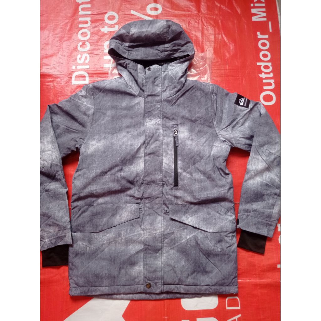 Jaket Snowboard Quick'silverMens Cloudy Snow Size S Euro
