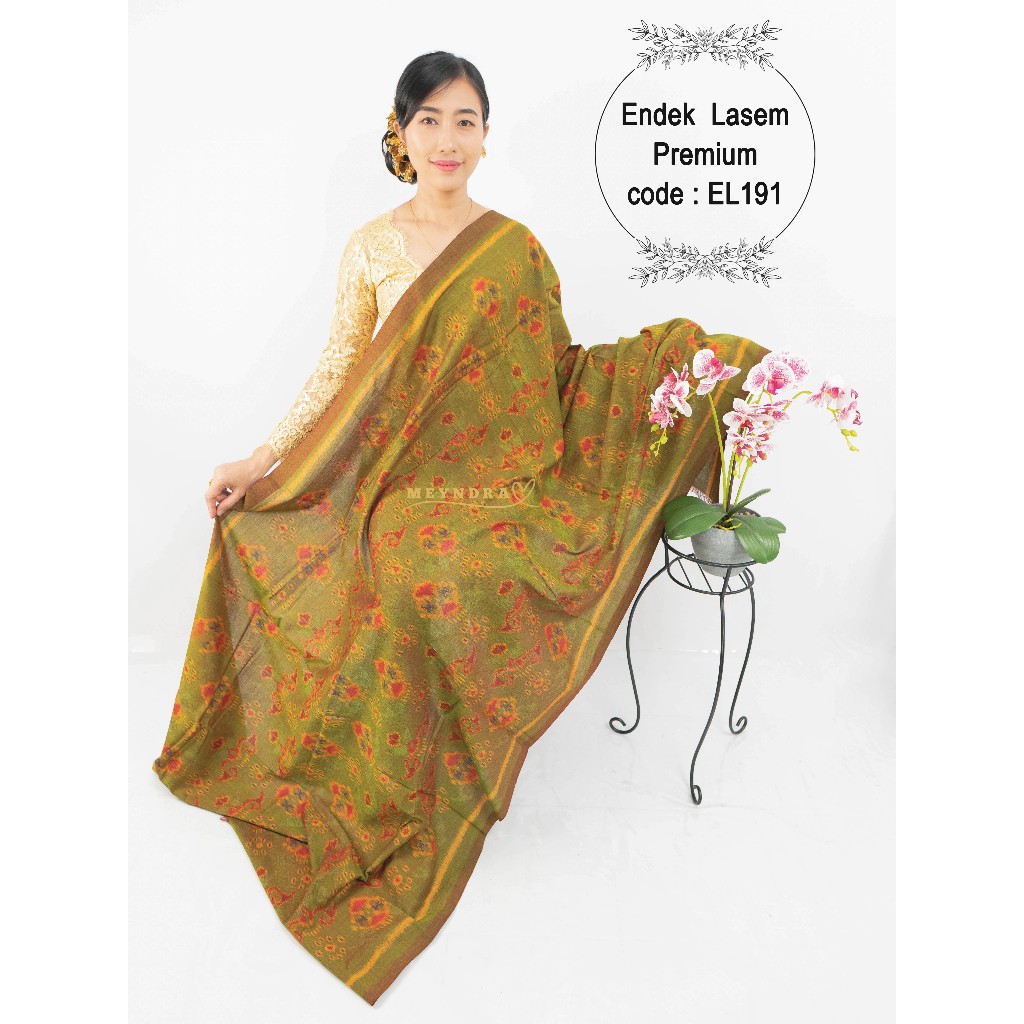 MEYNDRA BUSANA--Endek Semi Mastuli/Endek Tenun Lasem/Endek Premium Bali/Endek Bali (TANDA SELENDANG)