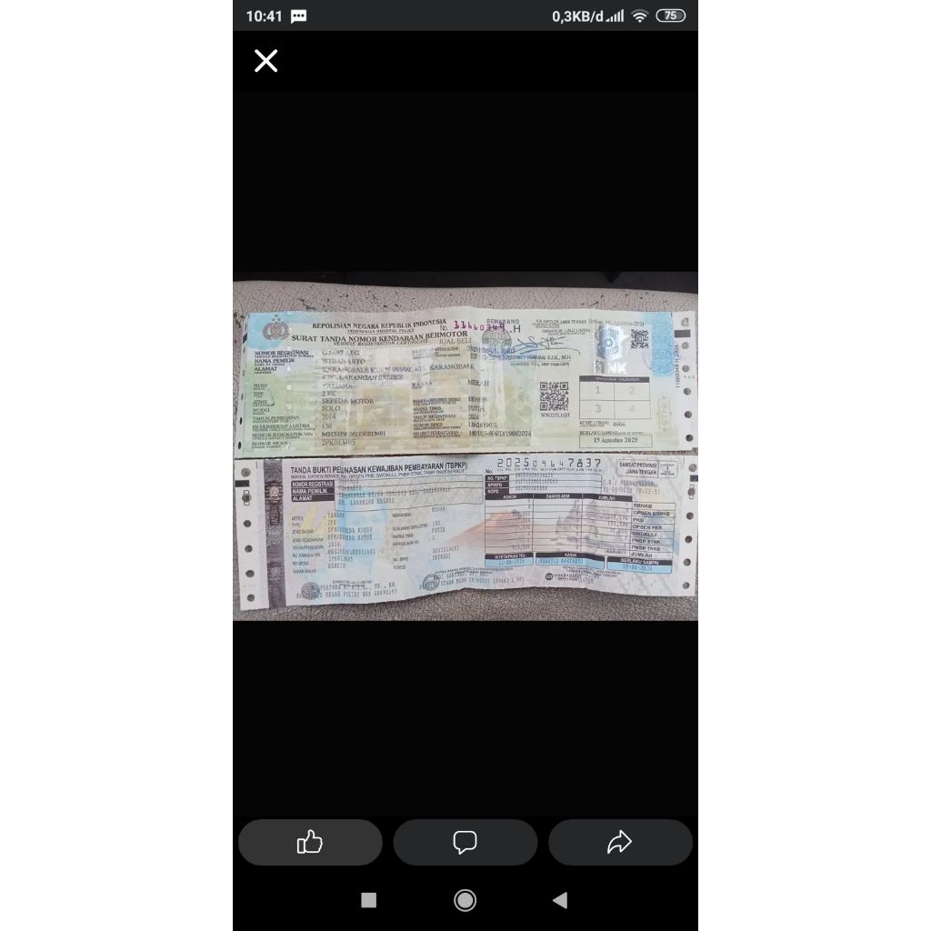 dokumen motor yamaha r15