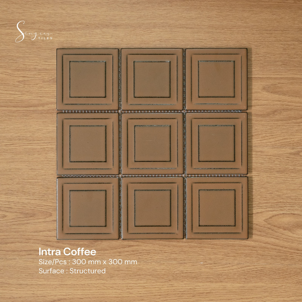 Singres Tiles - Coffee Intra Singres Mosaic Tiles