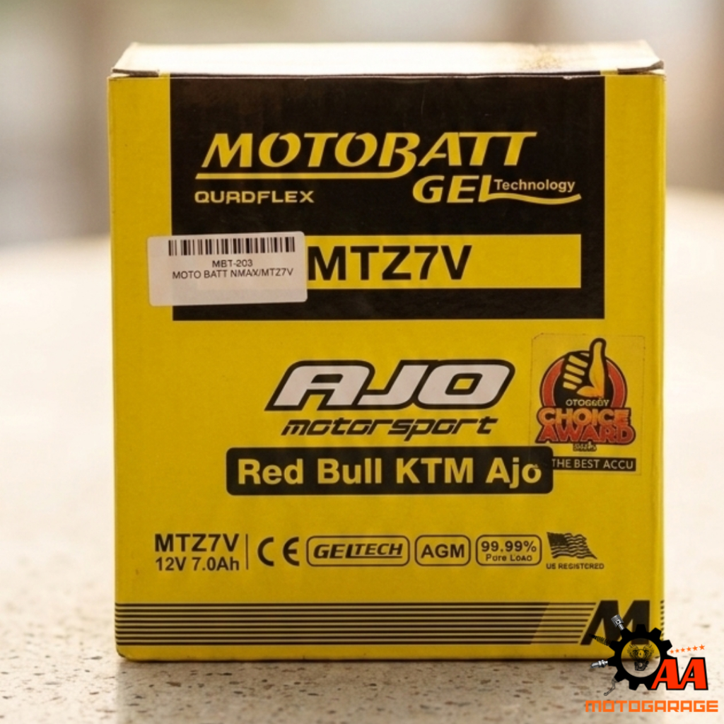 AKI / Baterai MOTOBATT MTZ7V ASLI NMAX OLD, AEROX OLD