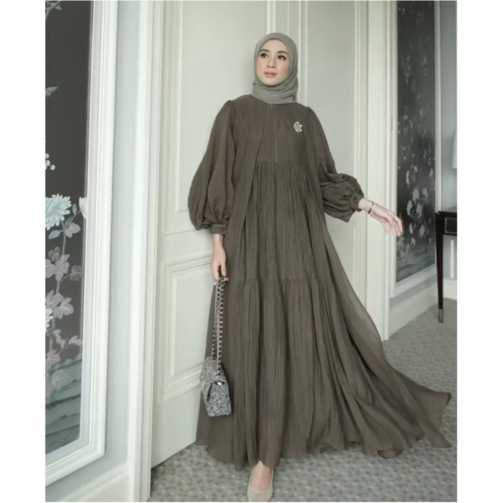 ZAMAA DRESS OUTER by GONEGANI / READY STOK SIAP KIRIM / GAMIS KEKINIAN