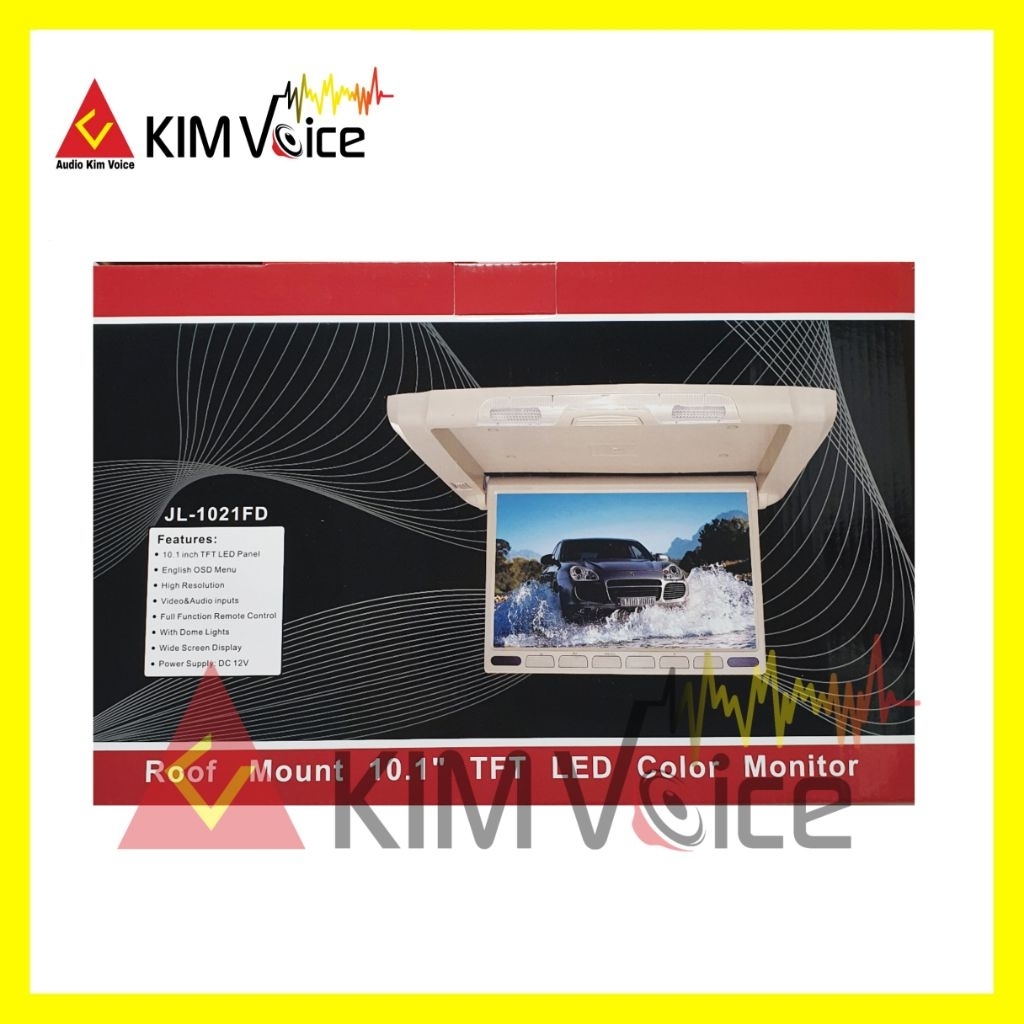 Tv Roof / Tv Plafon Monitor American Challange 9 inch Khusus Mobil Toyota