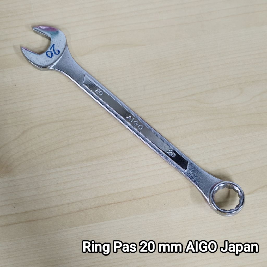 AIGO 20 mm Kunci Ring Pas Combination Wrench