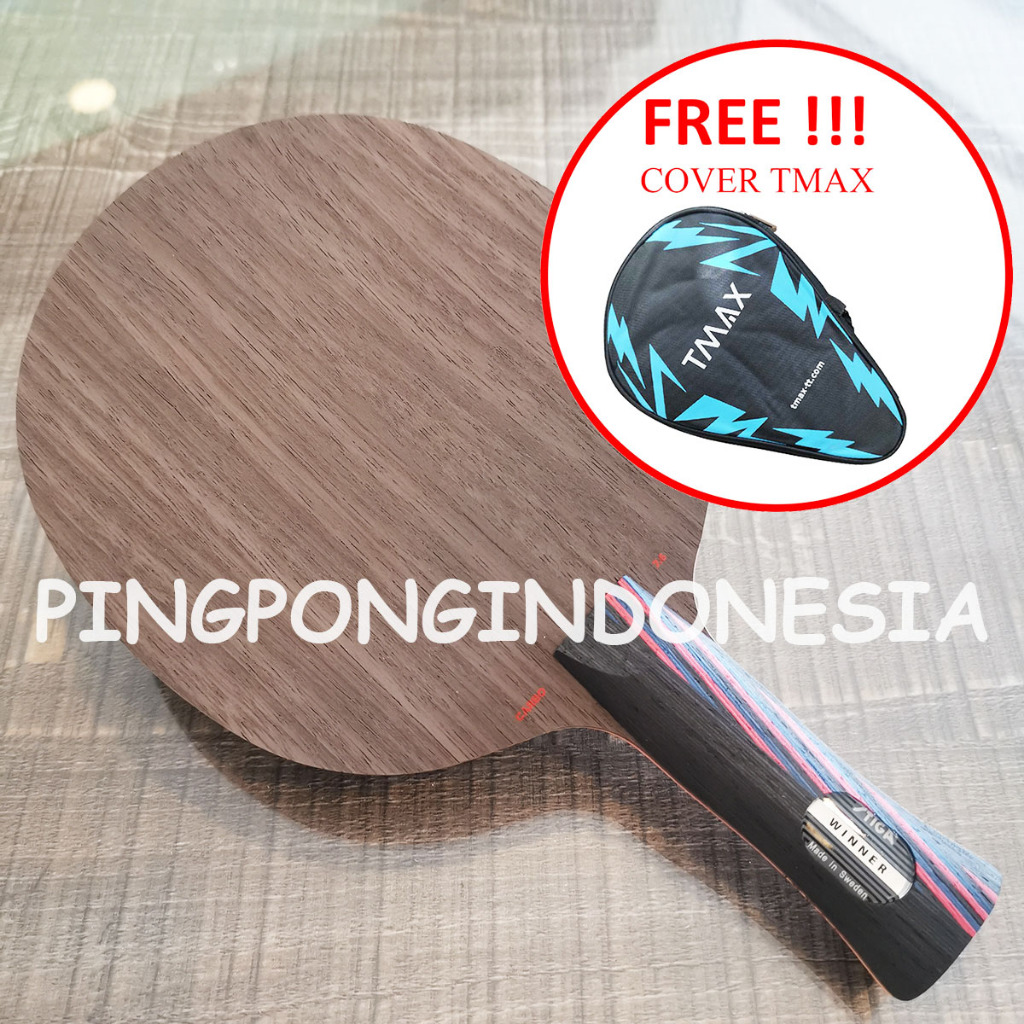 Stiga Carbo 7.6 JTTAA - Blade Kayu Pingpong Tenis Meja Bat Bet