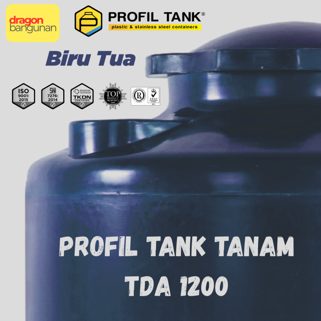 Toren Air Profil Tank 1200 Tanam - TDA 1200 Liter