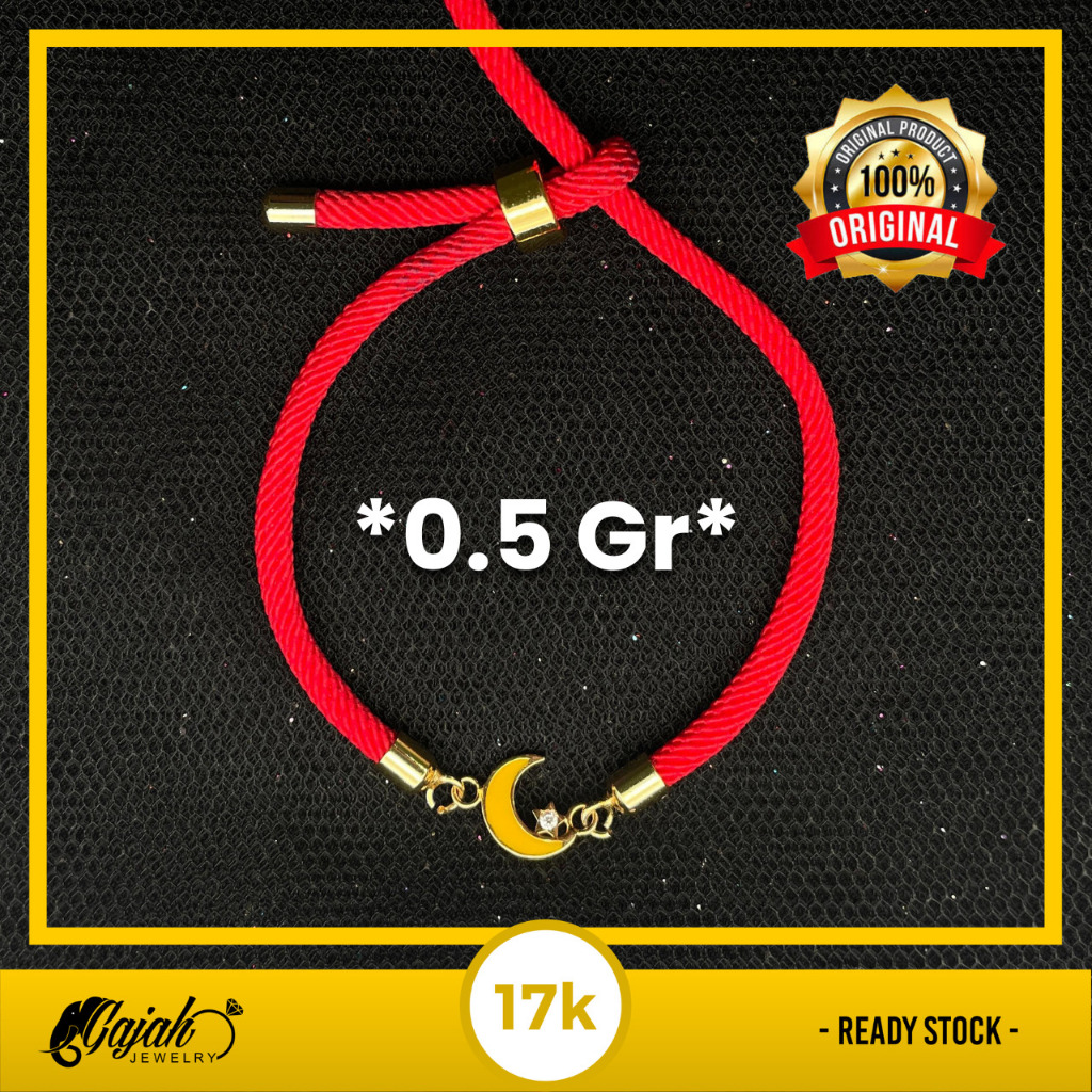 Gelang Tali Emas 17K - Toko Emas Gajah - 0.5 Gram 8453