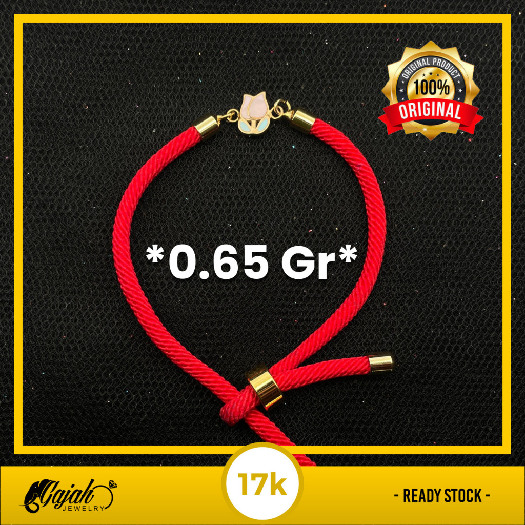 Gelang Tali Emas 17K - Toko Emas Gajah - 0.65 Gram 8455