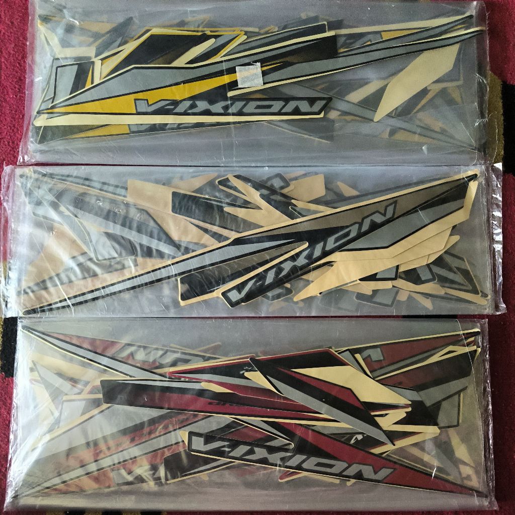 Striping/Lis Body Yamaha Vixion 2018 – Stiker Body Vixion 2018 1 Set Lengkap