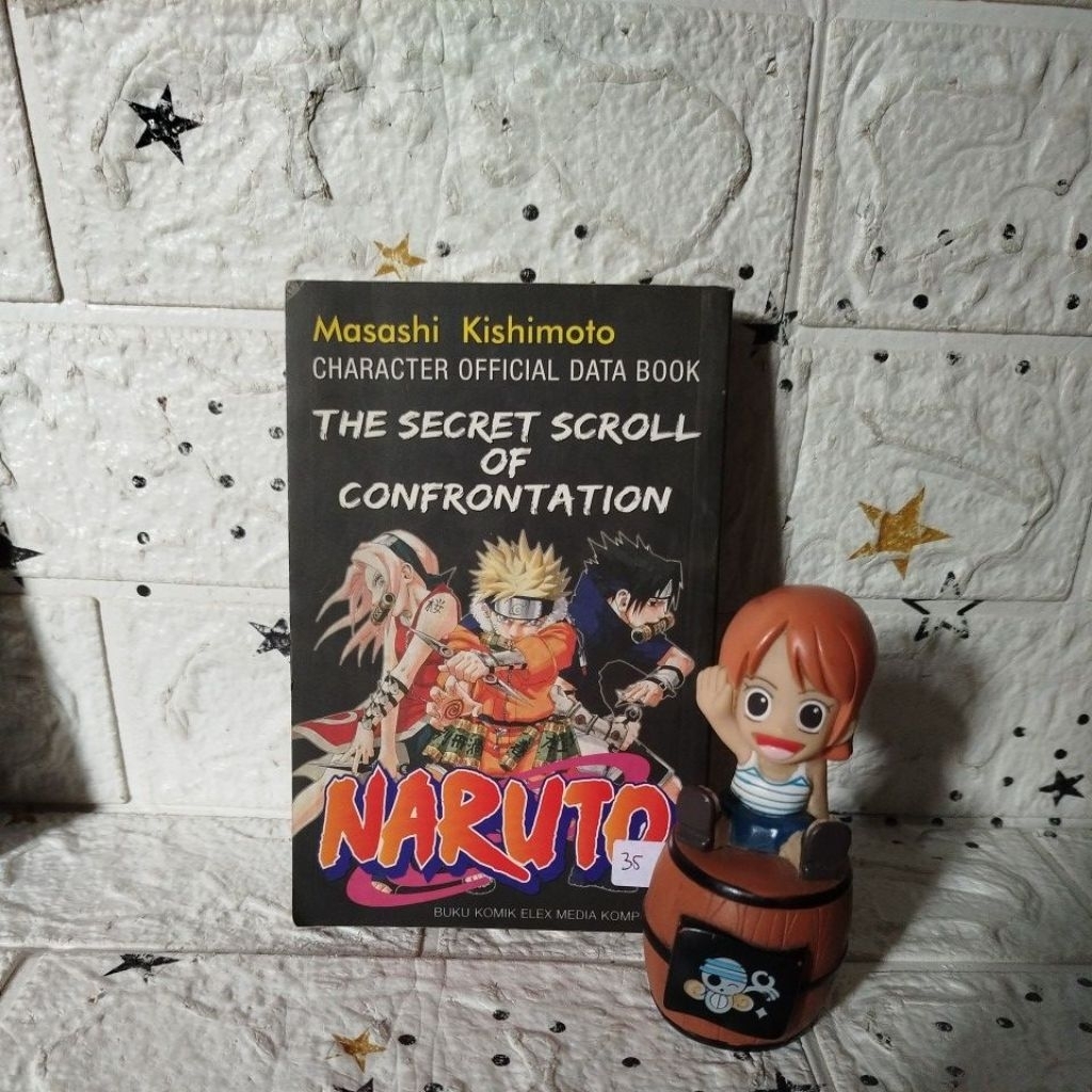 Komik Naruto Character Official Data Book The Secret Scroll Of Confrontation