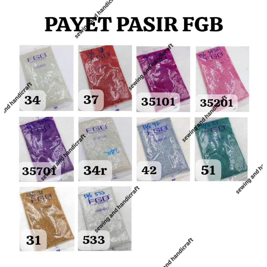 Payet pasir FGB isi ±450 gram