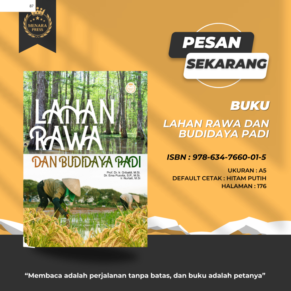 LAHAN RAWA DAN BUDIDAYA PADI