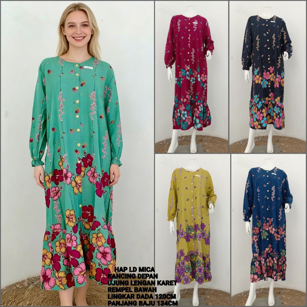 LONGDRESS HAP MICA BUSUI FRIENDLY/ DASTER PENGAJIAN / DASTER PANJANG MUSLIMAH PREMIUM
