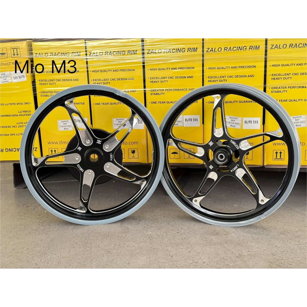 COD Velg Motor Ring 14, Veleg Bintang Laut untuk Beat / Scoopy / Vario / Mio Wheel Rim Sepasang ZALO