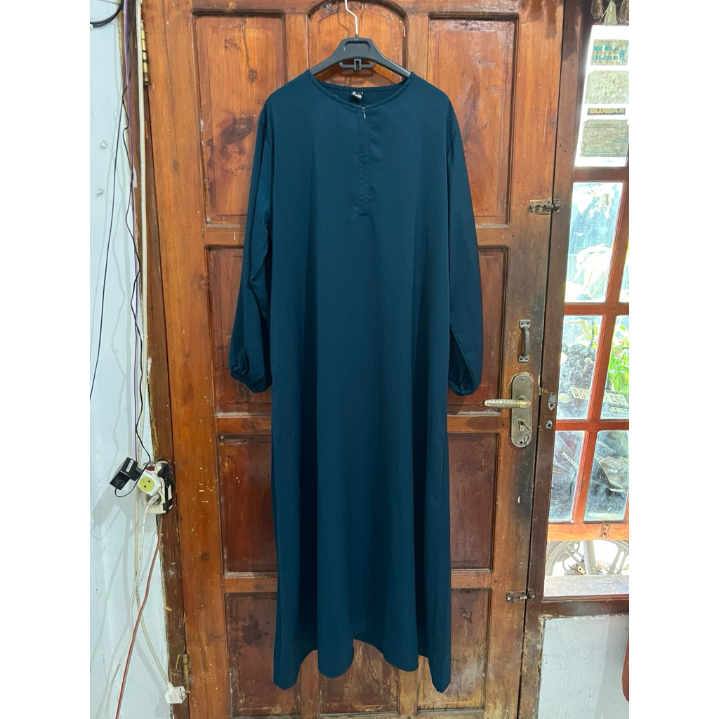 Gamis basic bahan wolfis