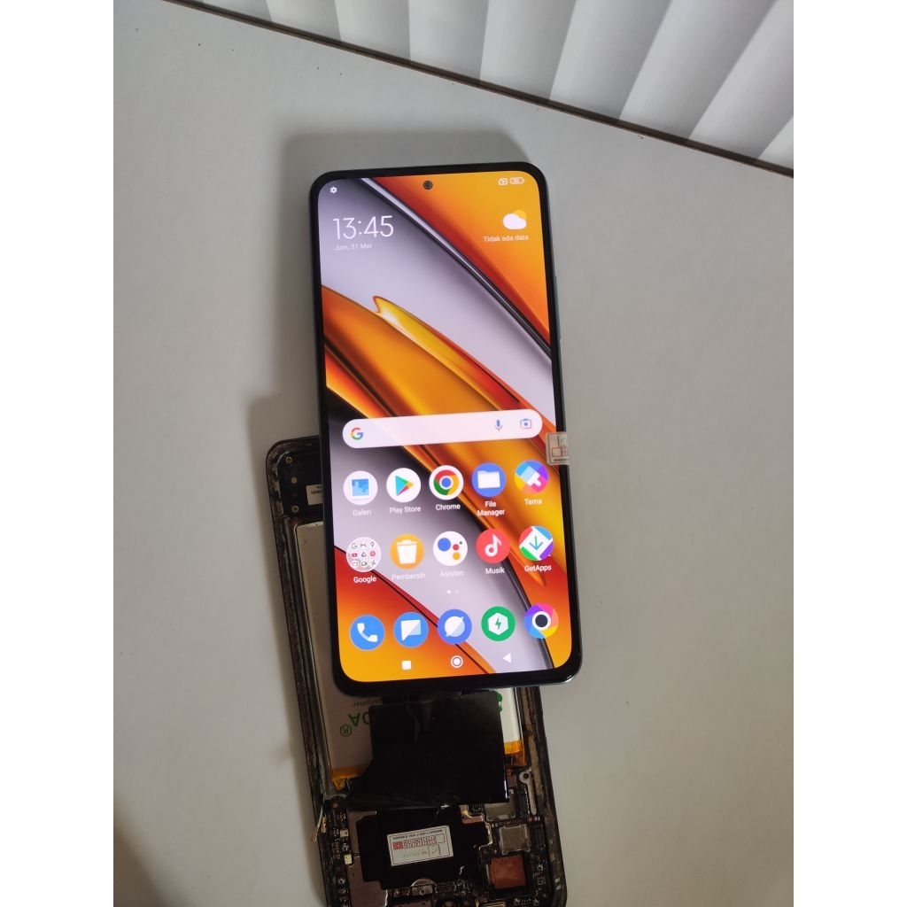 LCD SET FRAME POCO F3 ORIGINAL COPOTAN