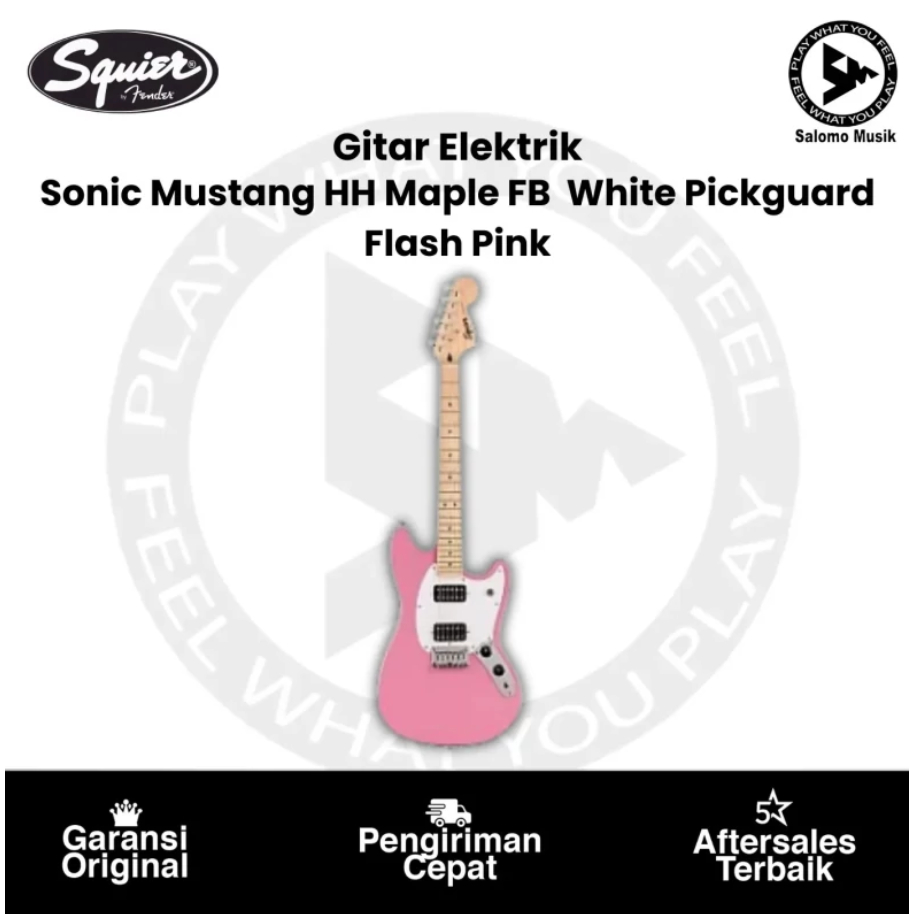 Gitar Elektrik Squier Sonic Mustang HH Electric Guitar Original Varian Warna
