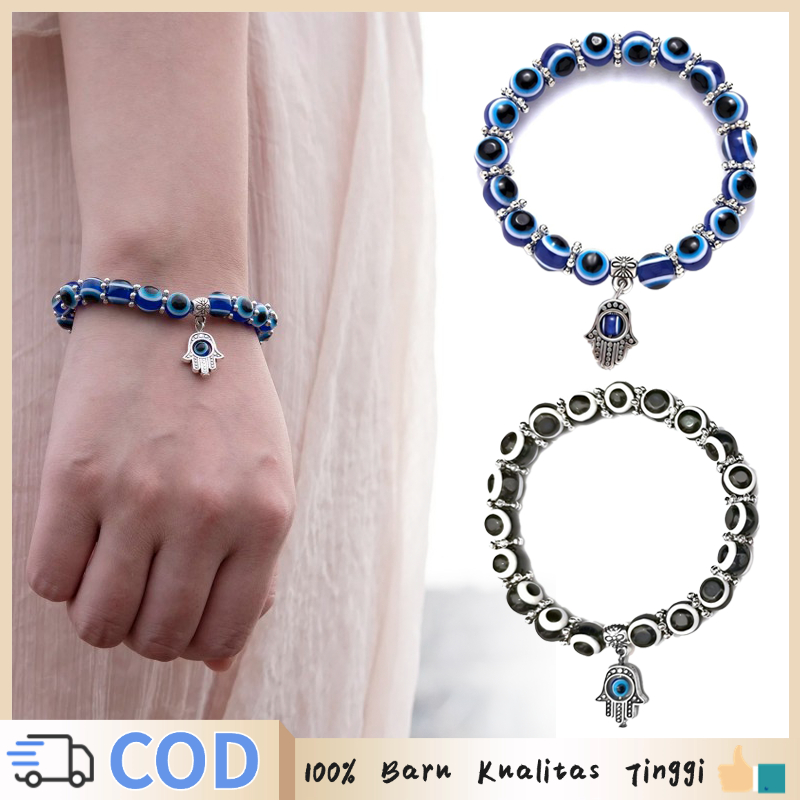 8mm Gelang Mata Biru Evil Eye Turki Bracelet Eye Evil Gelang Eye Evil Turki