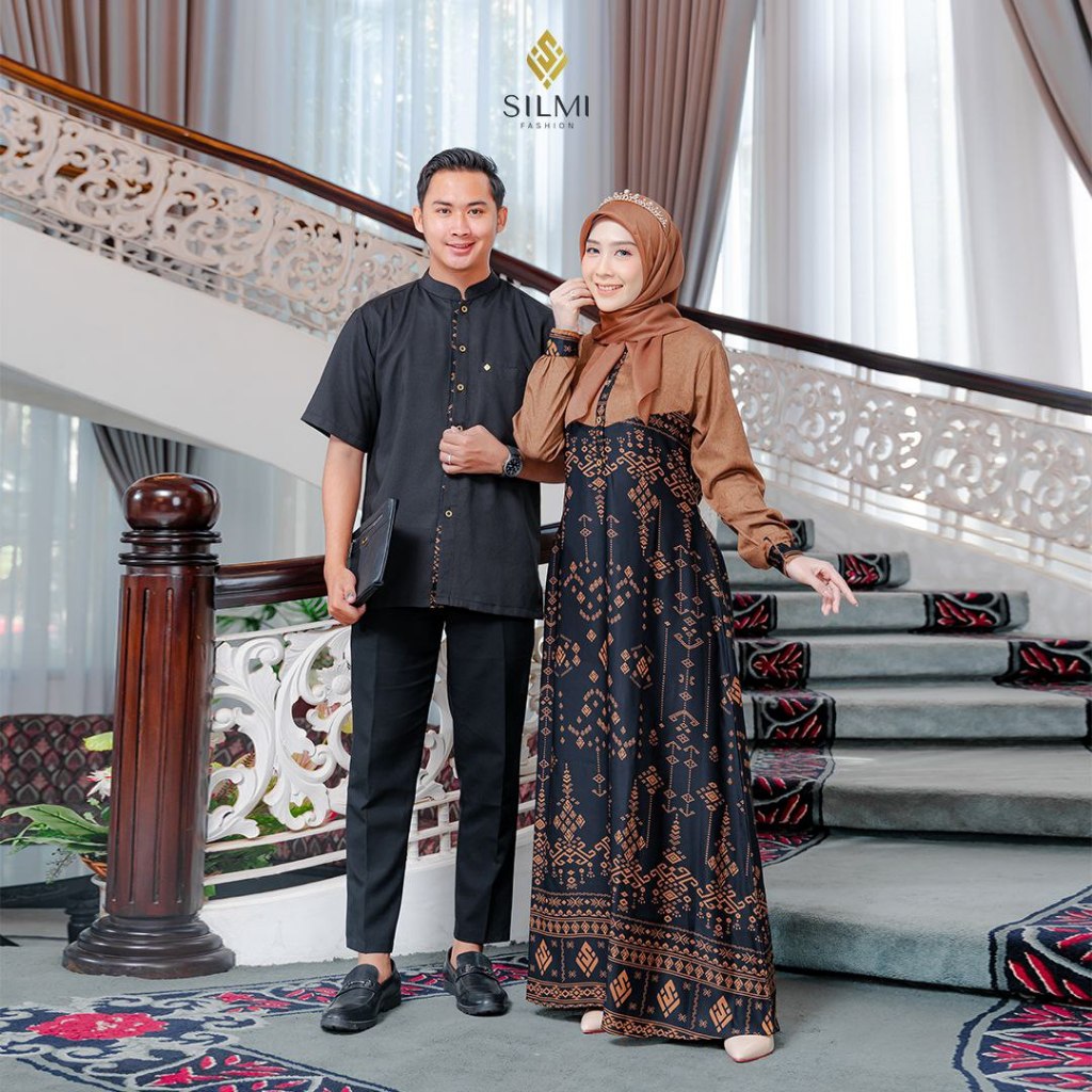 Silmi Couple Silmi Family Reborn 2026 Gamis Couple Lebaran Silmi Family Style 2