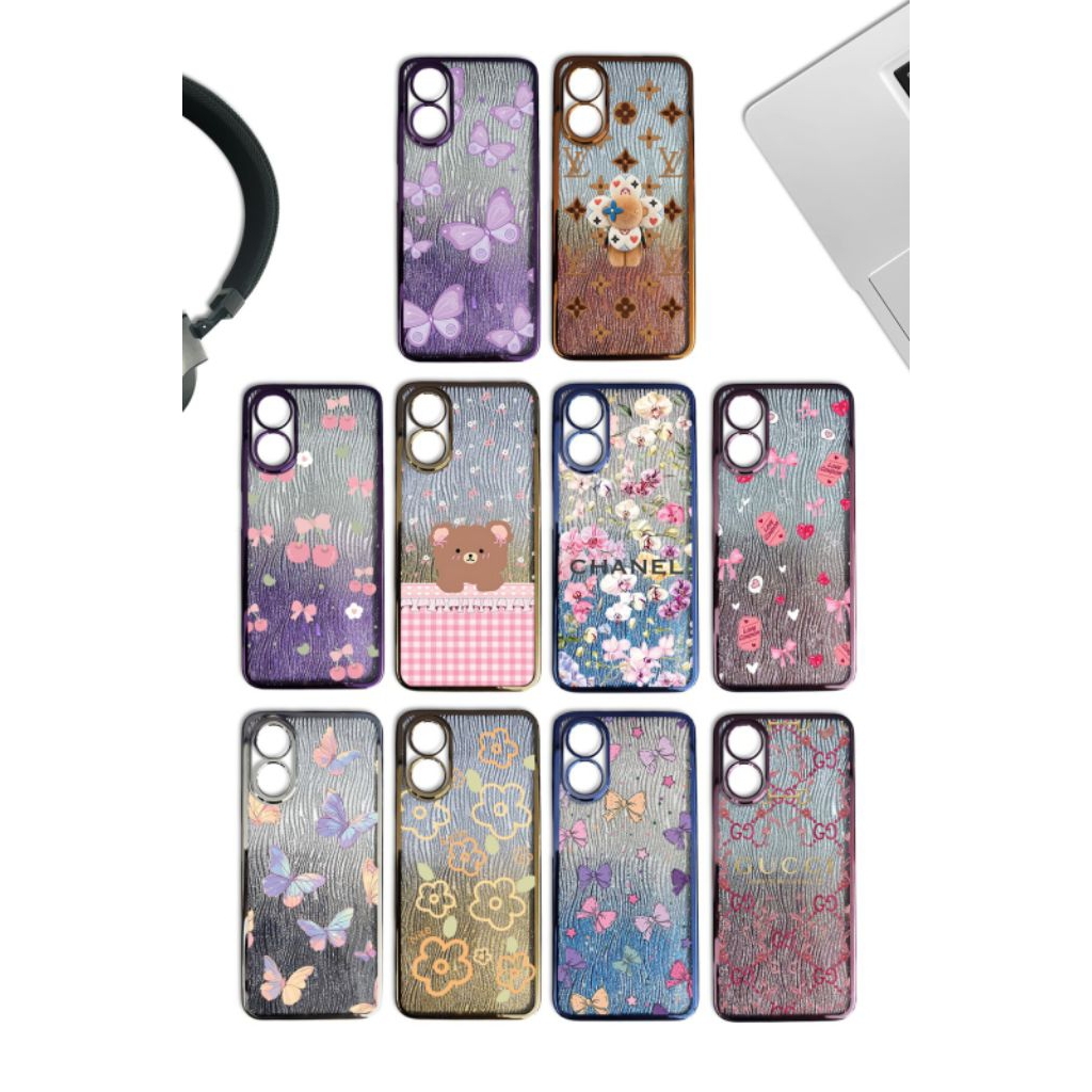 Case Glitter motif Infinix hot 6i,hot 60,smart 10,smart 9,hot 50i