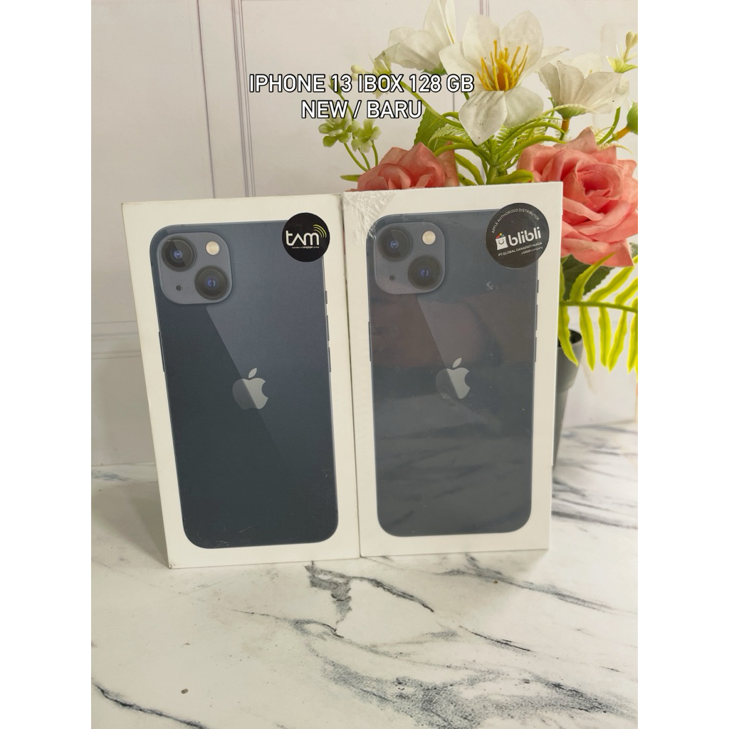 Iphone 13 128 gb resmi ibox new/baru