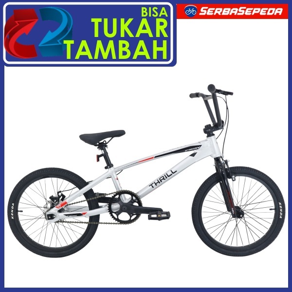 Thrill Fiery Pro XL Sepeda BMX 20 Inci Frame Alloy 6061 Internal Cable Routing