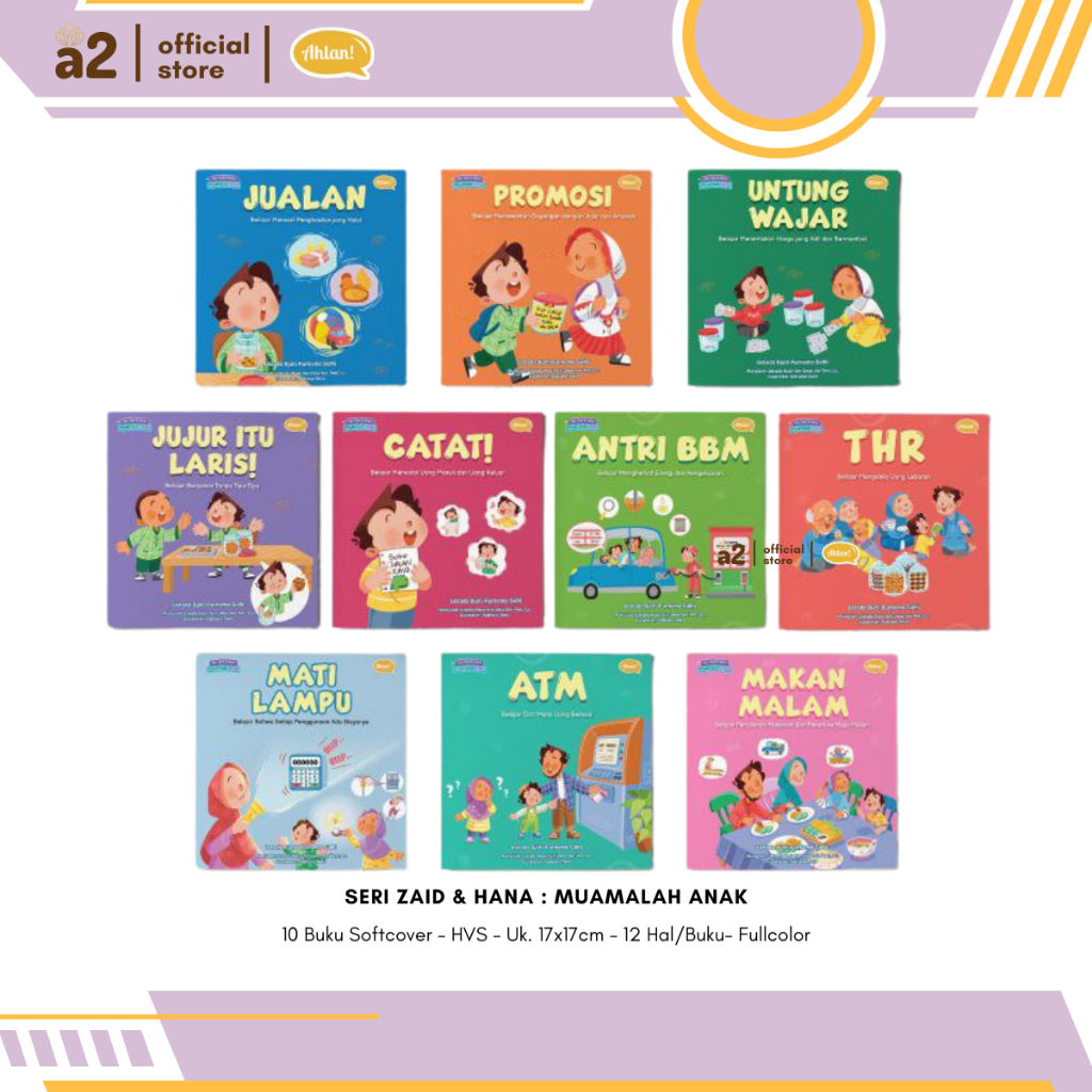 [Ahlan] Seri Zaid Dan Hana: Muamalah Anak - Literasi Finansial Untuk Anak