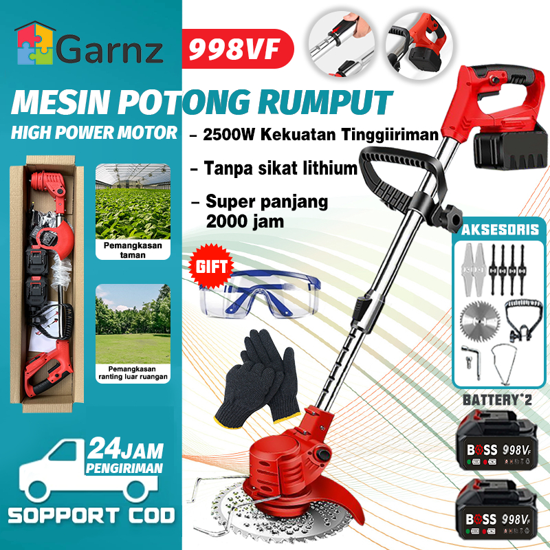 Mesin Potong Rumput Baterai Mesin Rumput Pemotong Rumput Listrik Pemangkas Rumput