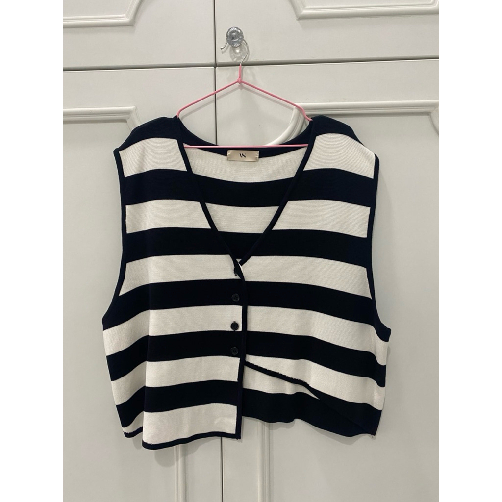 vshop brand vest stripe