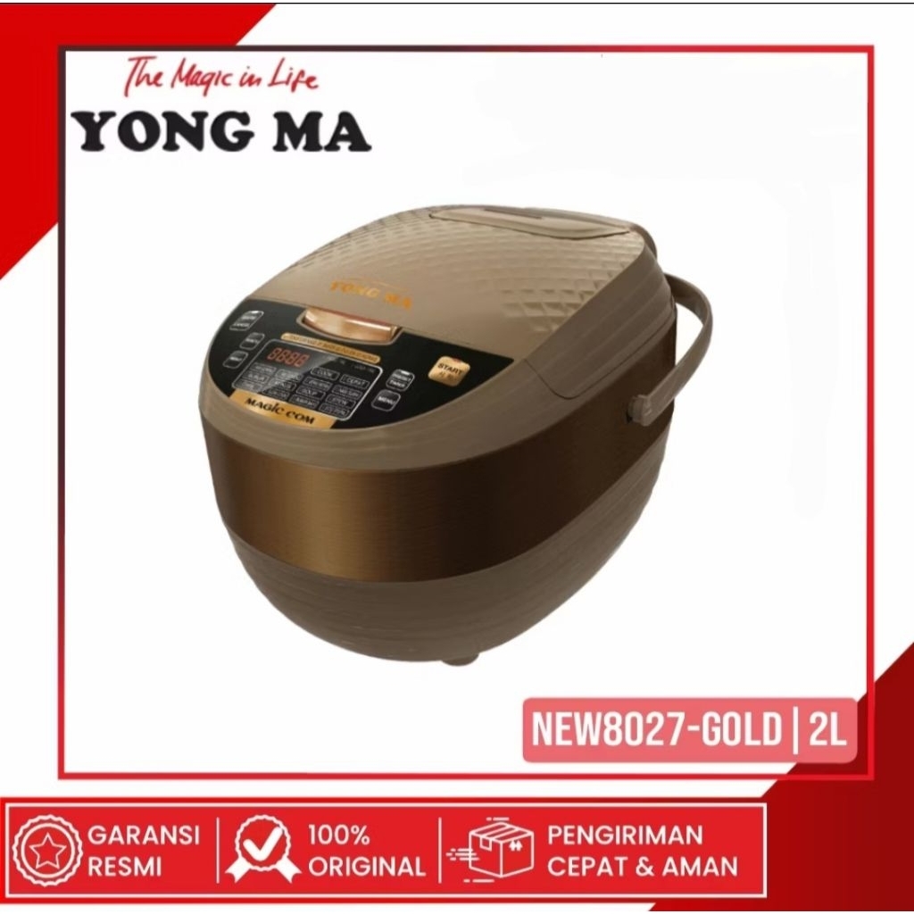 [Gold] Magic Com | Rice Cooker Yong Ma | Yongma SMC 8027