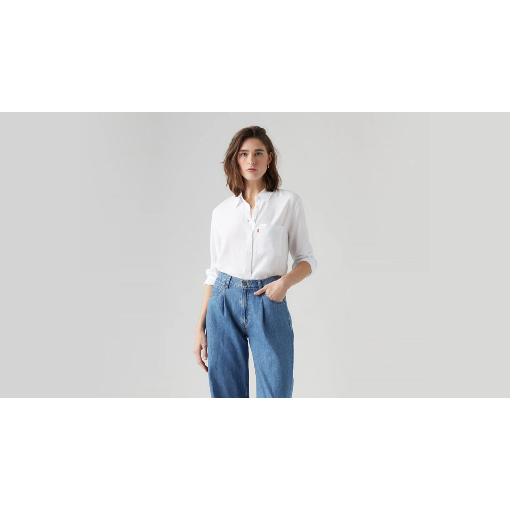 Levis White Shirt Women / Kemeja Putih Levis Wanita