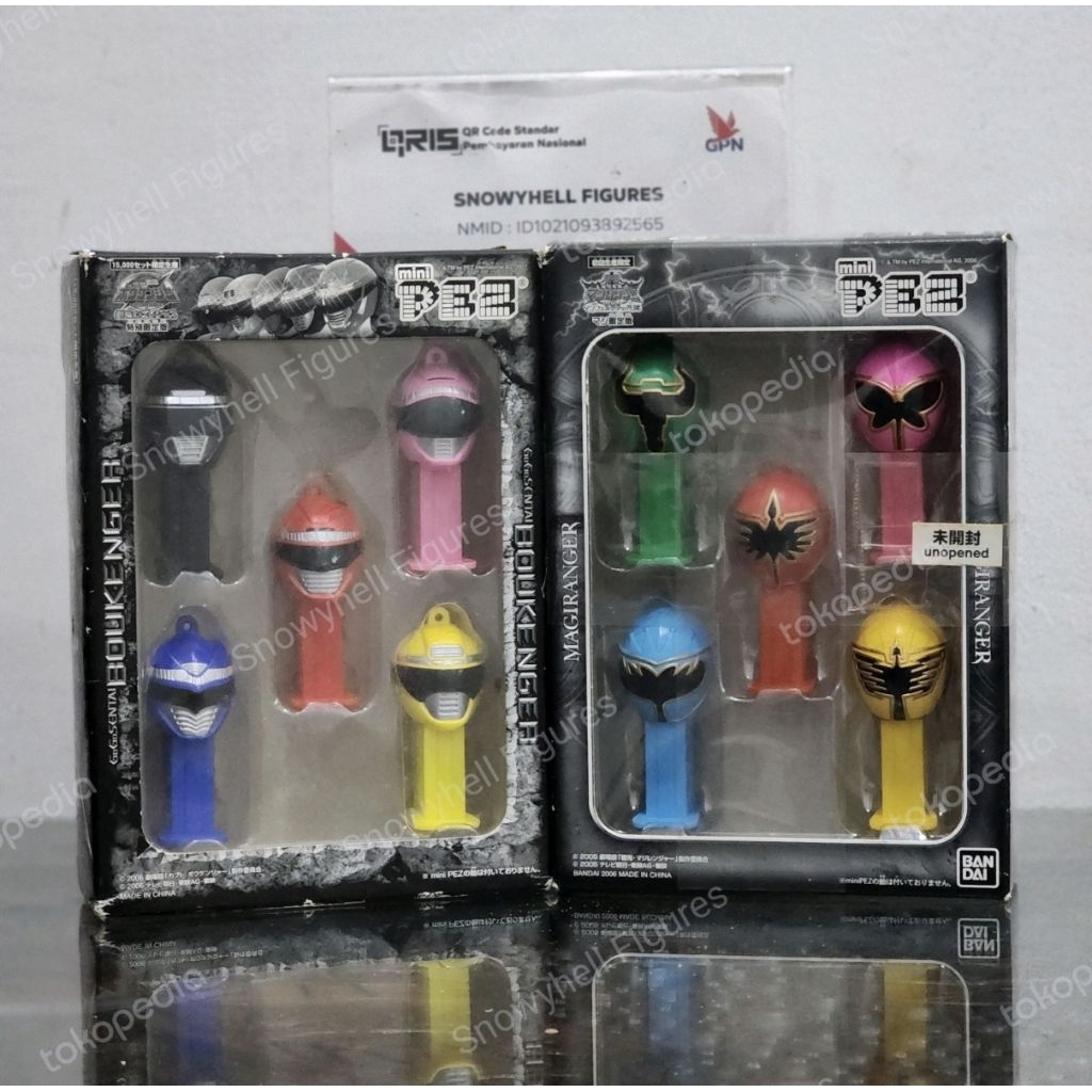 mini pez boukenger magiranger super sentai bandai